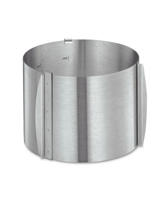 Inel ajustabil pentru torturi inalte, inox, colectia BAKE - KUCHENPROFI